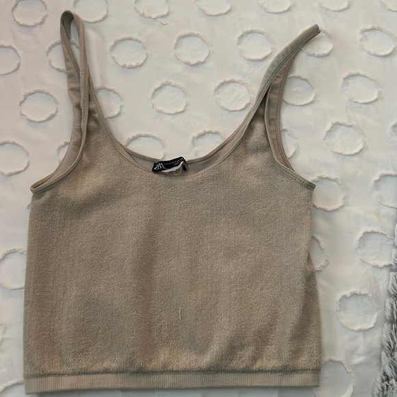 Zara Terrycloth Seamless Tank - Picture 1 of 3